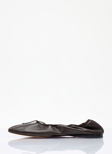 The Row Awar Ballerina Flats Brown row0258025