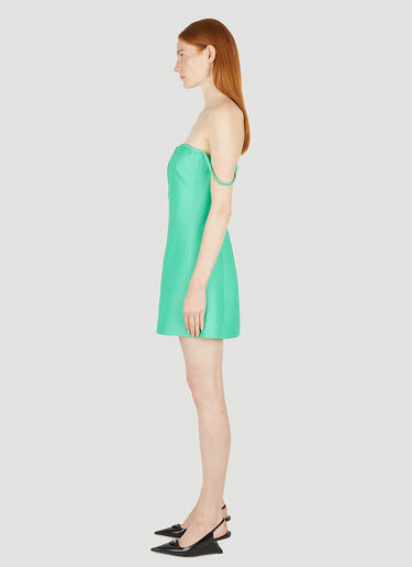 Valentino Dropped Shoulder Shift Dress Green val0248009