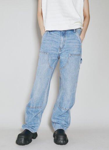 Alexander Wang EZ Slouch Carpenter Jeans Blue awg0253002