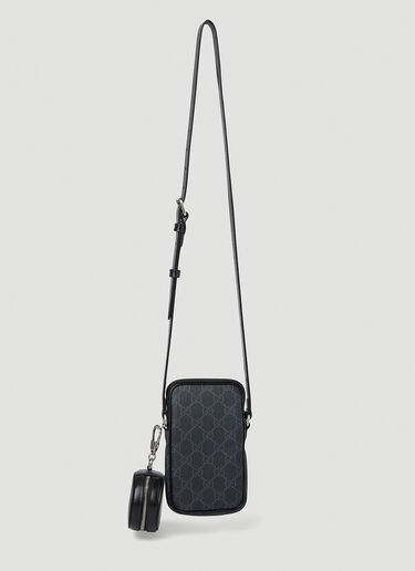 Gucci Retro GG Supreme Crossbody Bag Black guc0150253