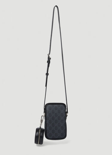 Retro GG Supreme Crossbody Bag Gucci Retro GG Supreme Crossbody Bag Black guc0150253