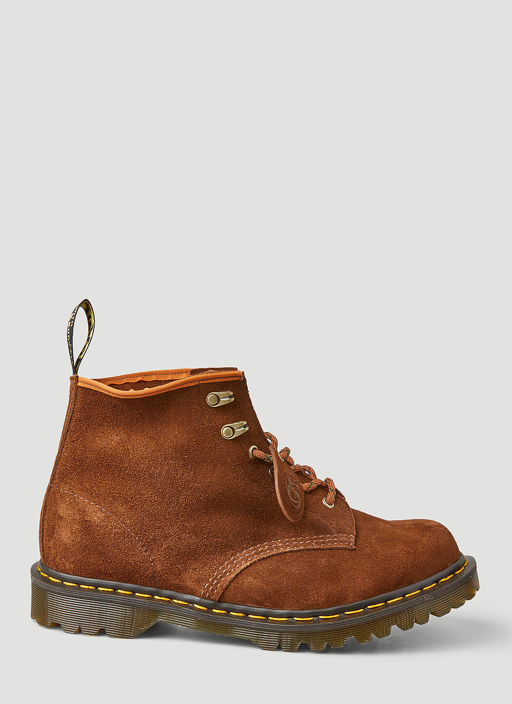 Dr. Martens 101 6 Eye Boots in Brown LN CC