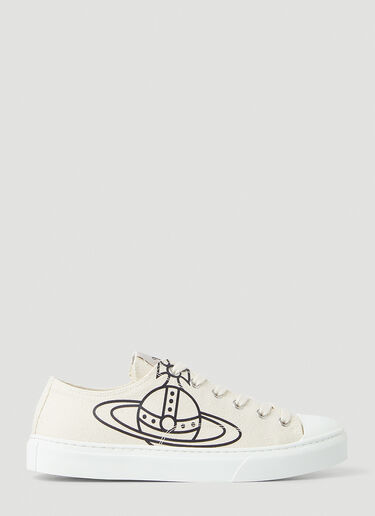 Vivienne Westwood Logo Print Sneakers White vvw0249053