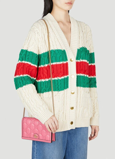 Gucci GG 마틀라세 체인 지갑 핑크 guc0253237