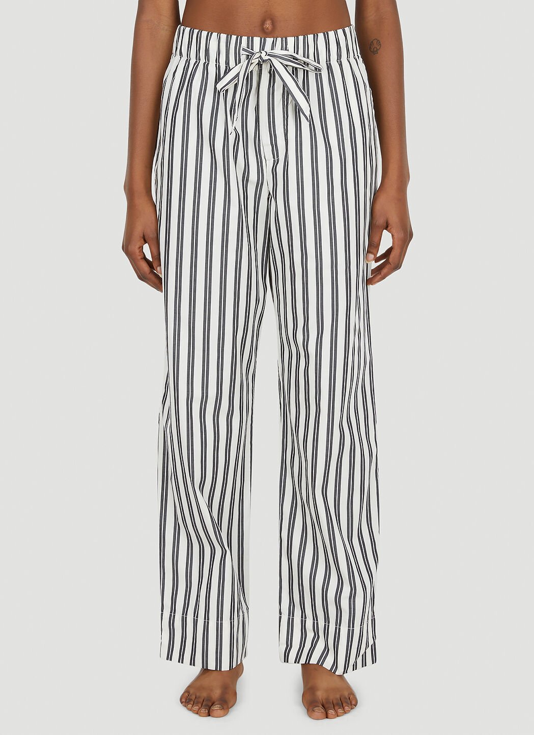 Striped drawstring hotsell pants