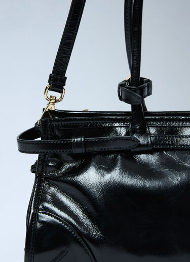 中号皮革手提包 Prada 中号皮革手提包 黑色 pra0262104
