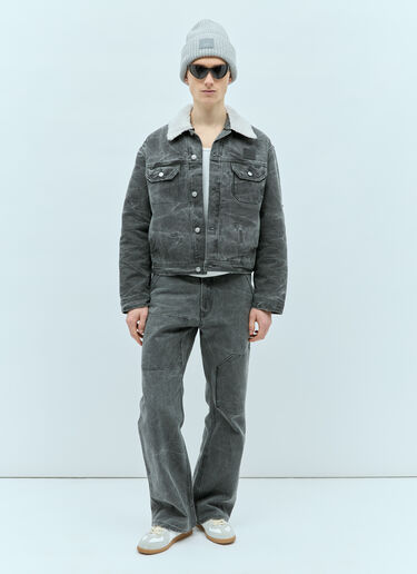 Acne Studios Padded Denim Jacket Grey acn0155001