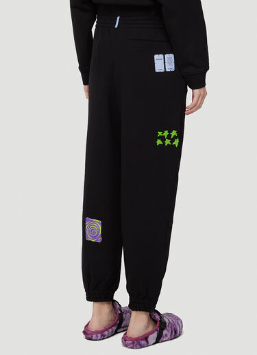 MCQ Embroidered Track Pants Black mkq0247005