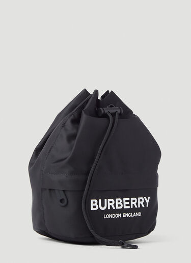 Burberry [フィービー] ドローストリング ポーチバッグ ブラック bur0241050