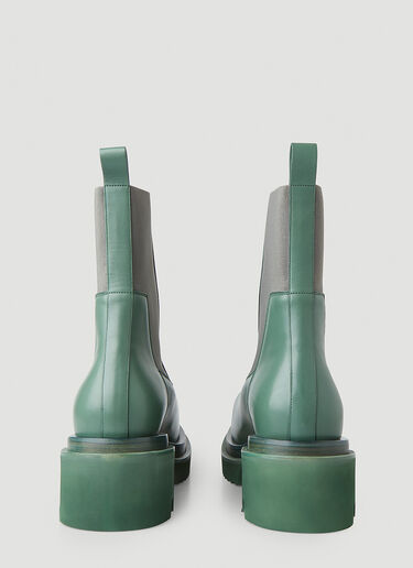 Rick Owens Bogun Beatle Boots Green ric0149036