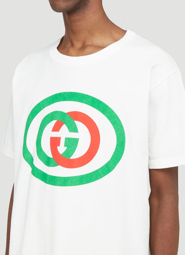 Gucci Interlocking G T-Shirt White guc0139010