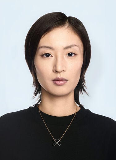 Off-White Arrow Pendant Necklace Gold ofw0260018