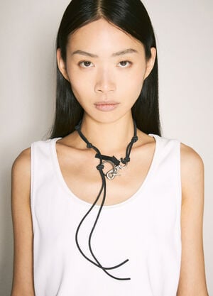 Our Legacy Ladon Keyring Necklace Black our0346008