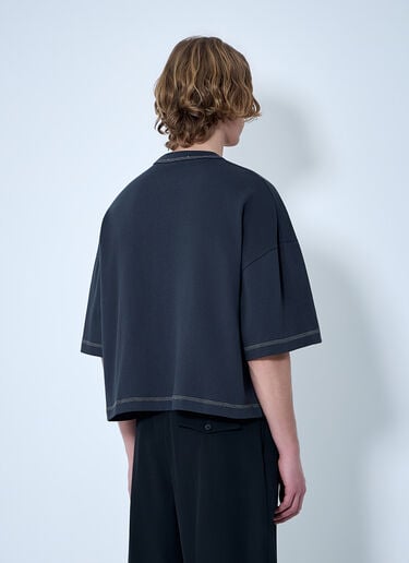 Jacquemus Oversized Logo T-Shirt Navy jac0164024