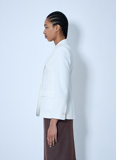 Max Mara 单排扣西装外套 白色 max0259014