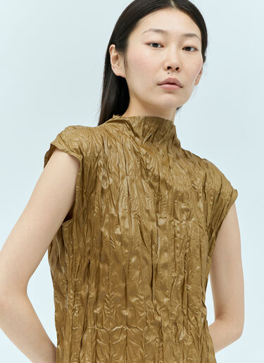 Acne Studios 주름진 미디 원피스 그린 acn0254008