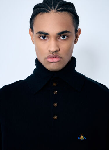 Vivienne Westwood Alex Polo Shirt Black vvw0159007