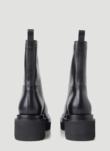 Rick Owens トレッドソール レザーブーツ ブラック ric0148014