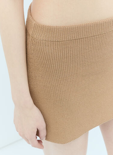 Aya Muse Agos Mini Skirt Brown aym0255001