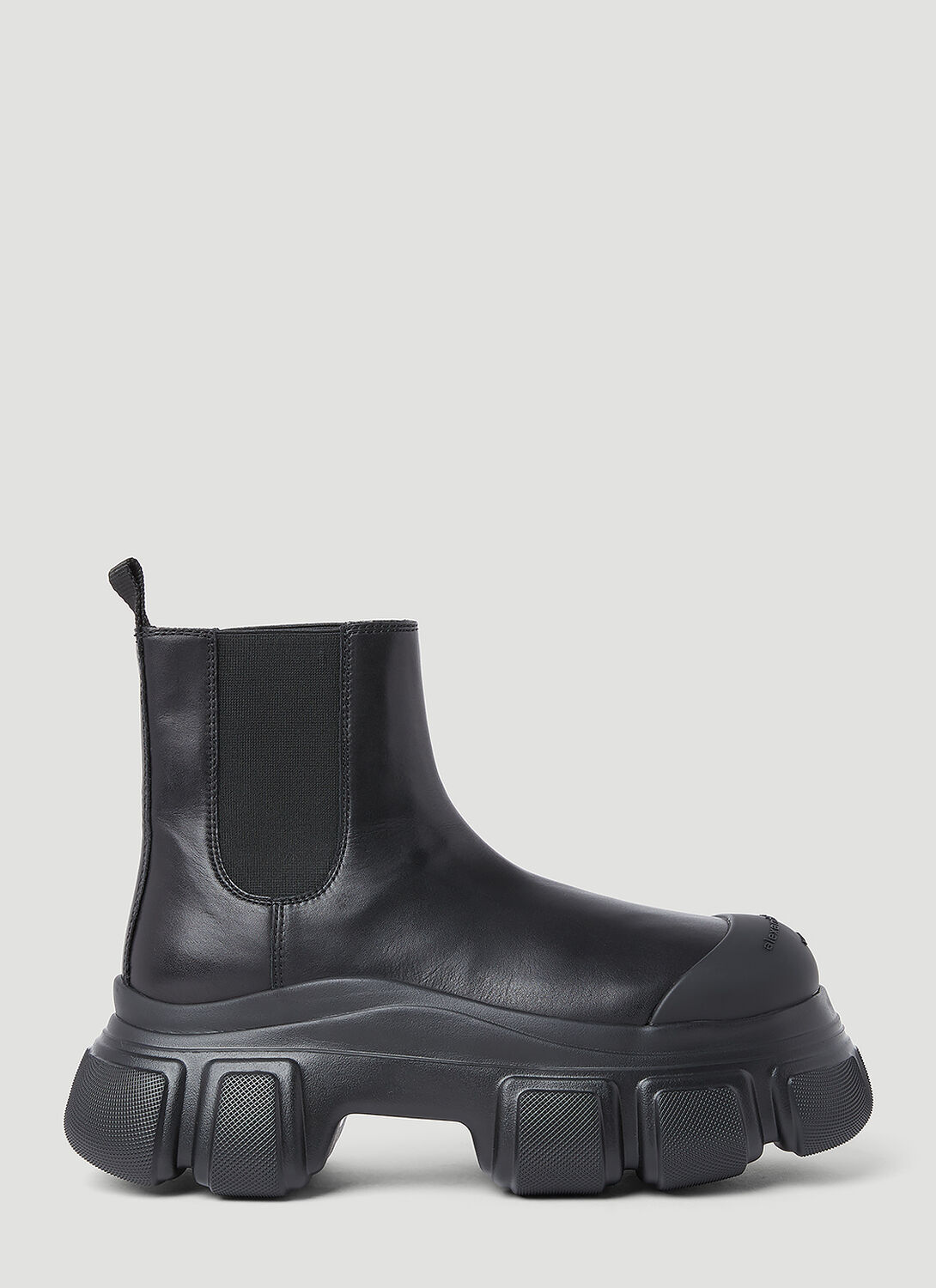 Shop Alexander Wang Storm Chelsea Leather Boots In Black
