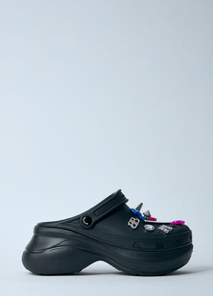 Balenciaga Crocs™ Platform Mules Black bal0259019