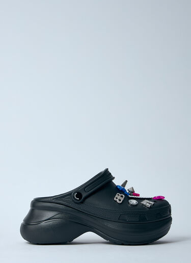Balenciaga Crocs™ Platform Mules Black bal0259019
