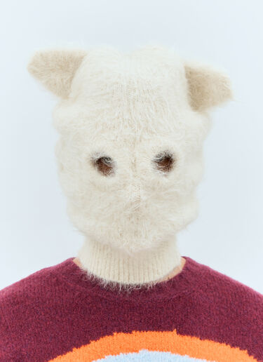 Animal 巴拉克拉法帽 Walter Van Beirendonck Animal 巴拉克拉法帽 米白色 wlt0158022