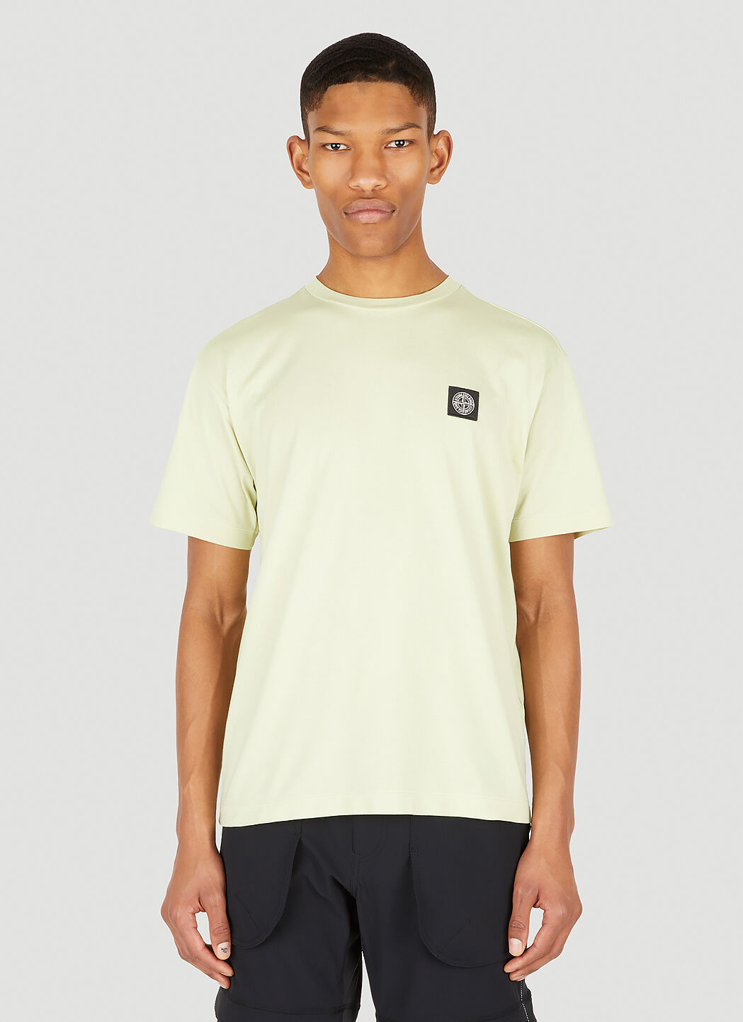 Stone island small patch on sale t shirt
