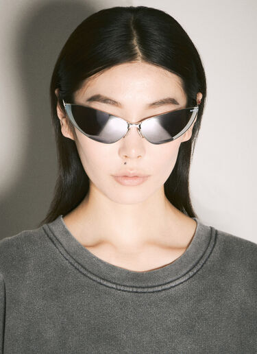 Balenciaga Razor Cat Sunglasses Silver bcs0354004