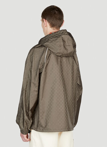 Gucci GG Hooded Track Jacket Brown guc0153042