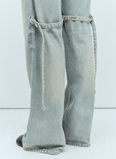 Courrèges Sailor 宽松牛仔裤  蓝色 cou0255010