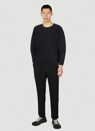 Homme Plissé Issey Miyake Long Sleeve Top Black hmp0152007