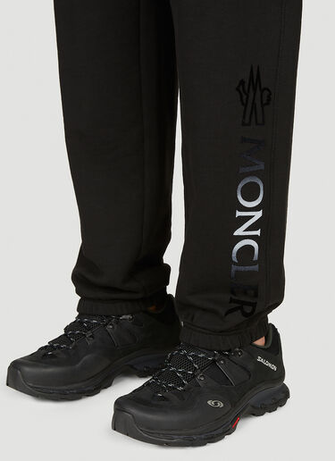 Moncler Logo Print Track Pants Black mon0153030
