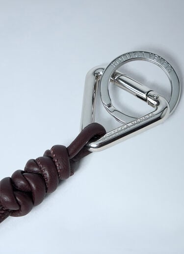 Bottega Veneta Triangle Keyring Burgundy bov0163006