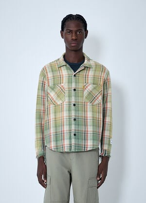 Gallery Dept. Marley Flannel Shirt Green gdp0162058