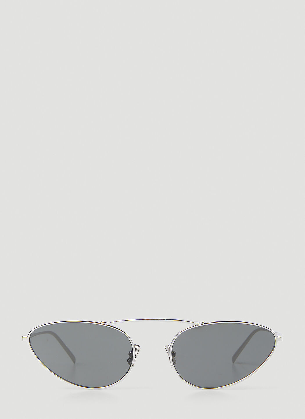 Cat eye sunglasses silver store