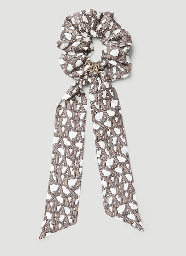 Logo Scrunchie Max Mara Logo Scrunchie Brown max0252075