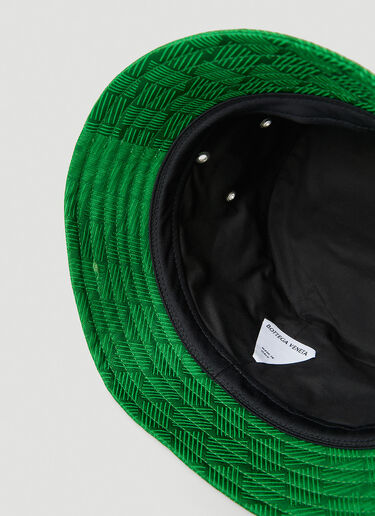 Bottega Veneta Intreccio Jacquard Bucket Hat Green bov0148105