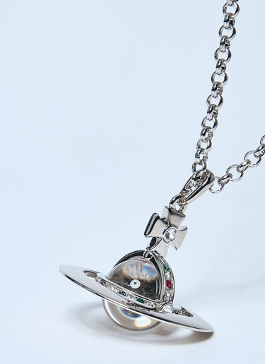New Small Orb Pendant Necklace Vivienne Westwood New Small Orb Pendant Necklace Silver vvw0160014