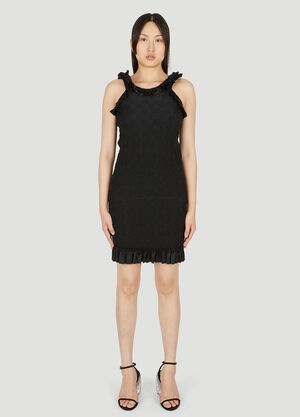 Alexander Wang Ruffle Trim Dress Grey awg0258009
