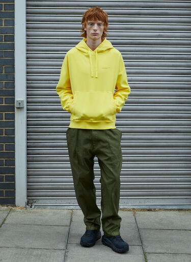 Massimo Osti Studio Logo Hooded Sweatshirt Yellow mao0158034