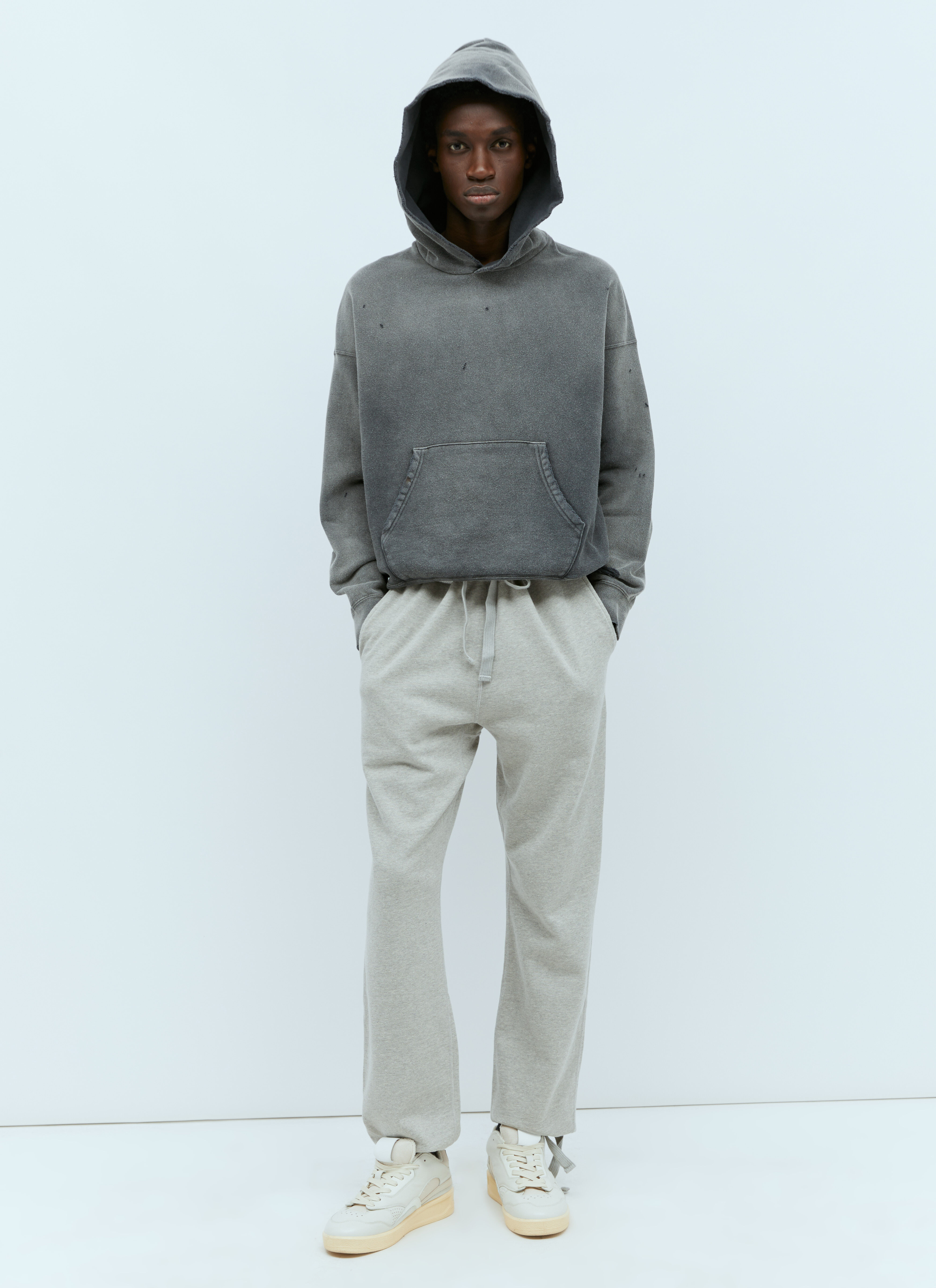 Visvim Men's' Drawstring Track Pants in Grey | LN-CC®
