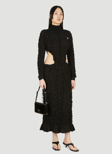 Ester Manas Covering Ruffled Dress Black est0248002