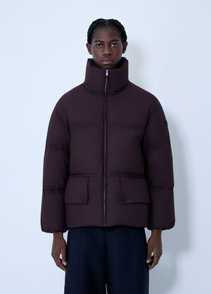 Moncler + Jil Sander Down Jacket Brown mjl0162001
