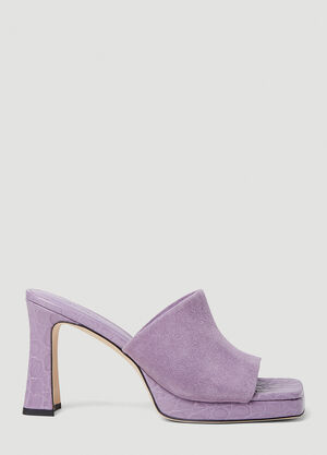 BY FAR Beliz High Heel Mules Pink byf0254009