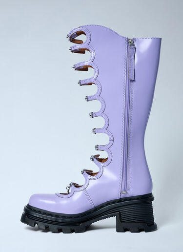 Dr. Martens x Marc Jacobs Kiki Platform Boots Purple drc0262002