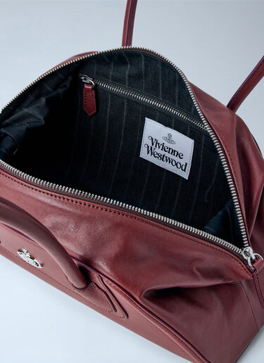 Vivienne Westwood Shirley Small Holdall Shoulder Bag Burgundy vvw0265068