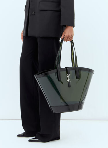 Saint Laurent 中号 Panier 托特包 绿色 sla0255098