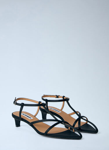 Jil Sander Cage Sandals Black jil0265021