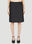 Miu Miu Low Waist Logo Skirt Black miu0252019
